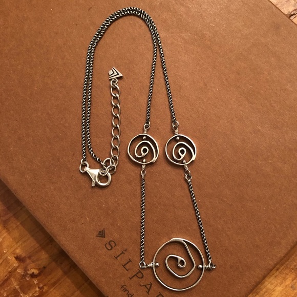 Silpada Jewelry - Vintage Silpada Sterling Swirl Pendant Necklace N1942